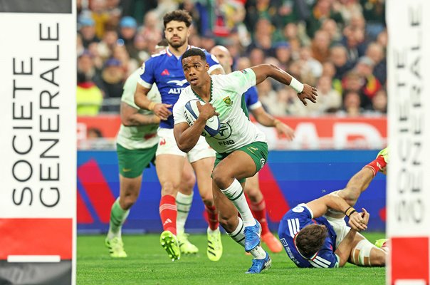 Grant Williams South Africa scores v France Autumn Nations Series Paris 2025