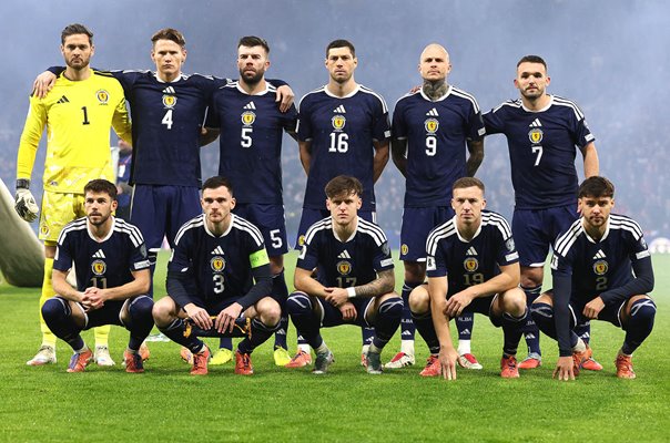 Scotland team v Denmark World Cup 2026 Qualifier Hampden Park 2025
