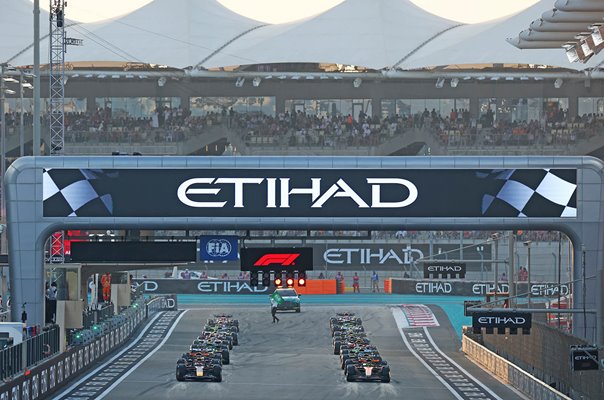 Abu Dhabi Grand Prix Race Start 2025