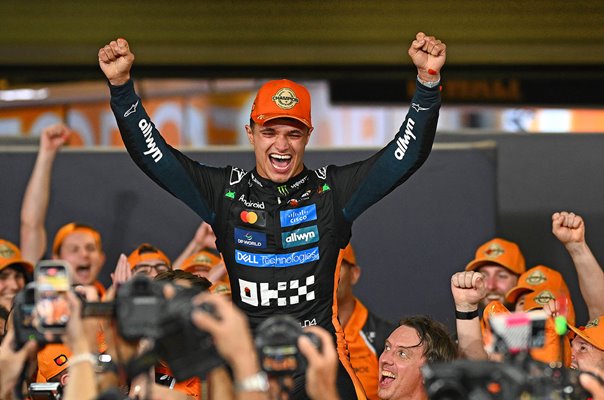 Lando Norris F1 World Drivers Champion Celebration Abu Dhabi 2025