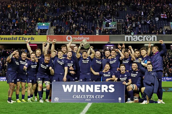 Scotland Calcutta Cup winners v England Murrayfield Six Nations 2026