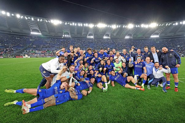 Italy celebrate historic first win v England Rome Six Nations 2026