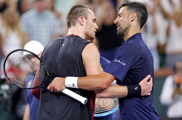 Jack Draper Great Britain beats v Novak Djokovic Indian Wells 2026