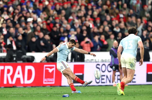 Thomas Ramos France kicks Championship Winning Penalty v England Six Nations 2026