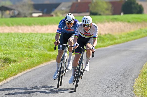 Tadej Pogacar Slovenia & Mathieu Van Der Poel Netherlands Tour of Flanders 2026