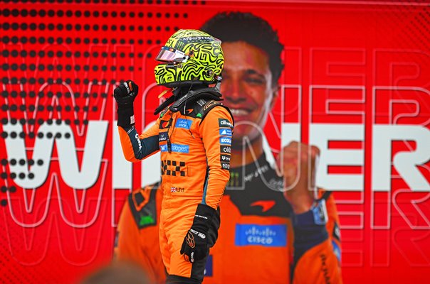 Lando Norris Great Britain & McLaren wins Sprint race Miami 2026