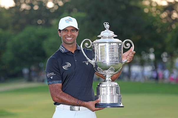 Aaron Rai England Wanamaker Trophy USPGA Champion Aronimink 2026