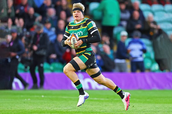 Henry Pollock Northampton Saints scores v Bristol Bears PREM Rugby 2026