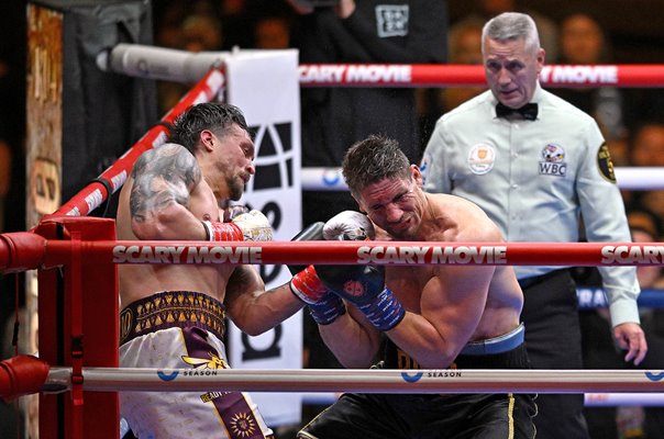 Oleksandr Usyk beats Rico Verhoeven Cairo Egypt 2026