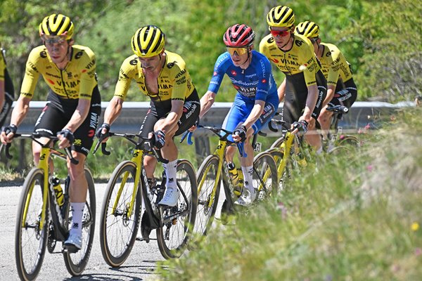 Jonas Vingegaard Denmark & Team Visma teammates Stage 14 Giro d'Italia 2026