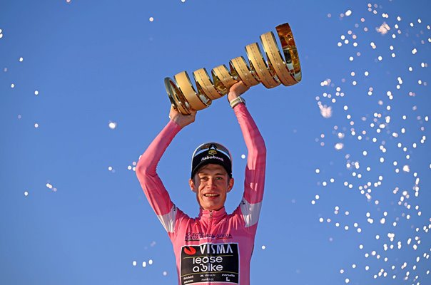 Jonas Vingegaard Denmark Giro d'Italia winner Rome 2026