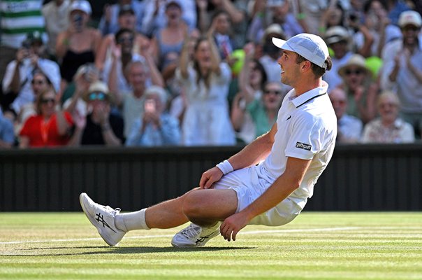 Arthur Fery Great Britain shock win v Flavio Cobolli Italy Wimbledon 2026