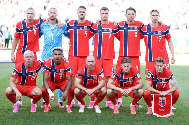 Norway players team photo v Iraq Group I Foxborough World Cup 2026