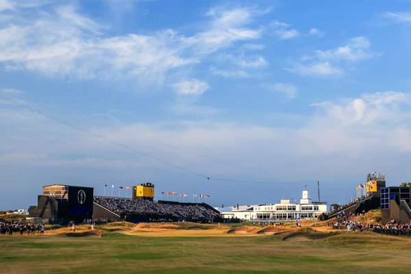 General View 18th hole Open Championship Royal Birkdale 2026