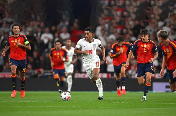 Jude Bellingham England v Spain Wembley Nations League 2026/7