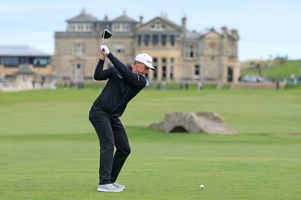 Justin Rose England 18th tee Old Course St Andrews Dunhill Links 2026