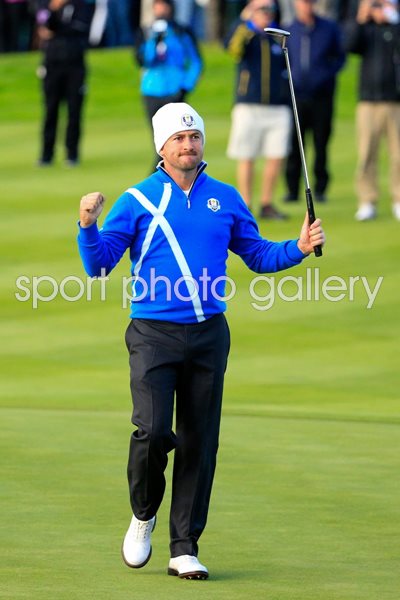 Graeme McDowell Singles win 2014 Ryder Cup Gleneagles